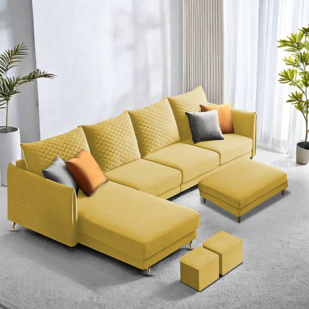 Casaliving Stanly Fabric 6 Seater  Sofa