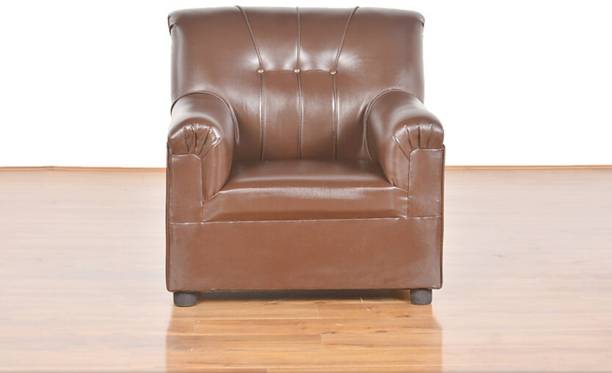 faizan oaks LEATHERETTE sofa Leatherette 1 Seater  Sofa