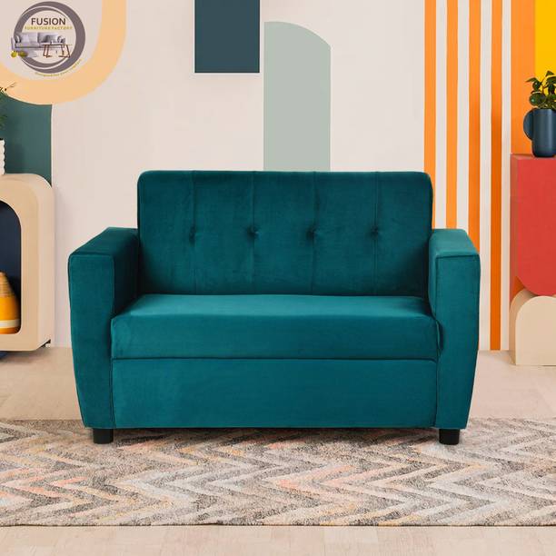 Fusion Furniture Factory Gloster Green 2 Seater Sofa Fabric 2 Seater  Sofa