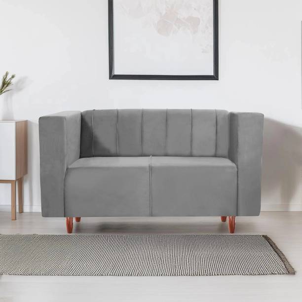 Seventh Heaven Sydney 2 Seater Sofa, Extra Spacious, Plush Suede Fabric 2 Seater  Sofa