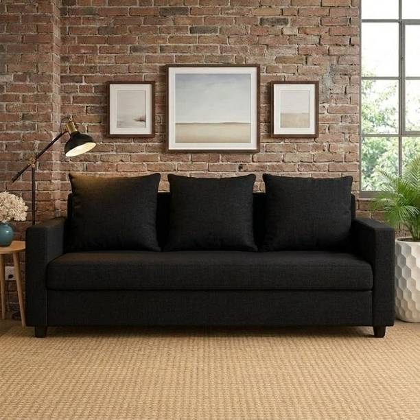 Flipkart Perfect Homes Seetar Fabric 3 Seater  Sofa