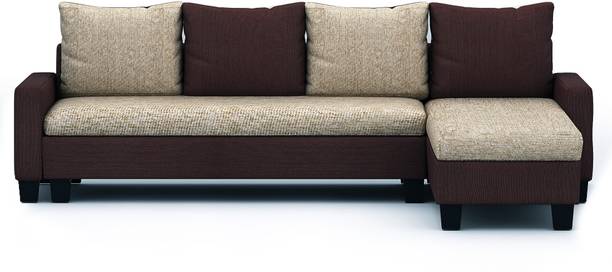 Flipkart Perfect Homes Porto L Shape Fabric 6 Seater  Sofa