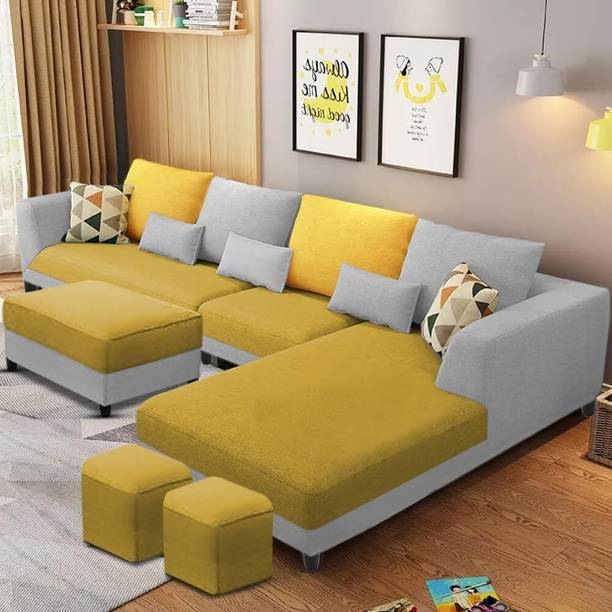 Casaliving Minta Fabric 8 Seater  Sofa