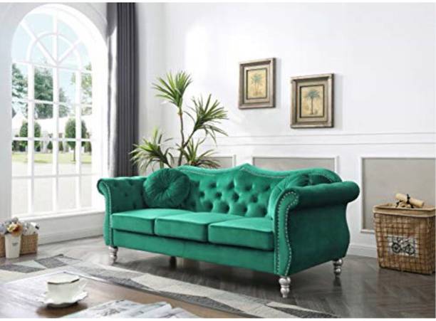 Soul Light Art Hollywood 3 seater sofa for Bedroom 3 seater sofa for living room Fabric 3 Seater  Sofa