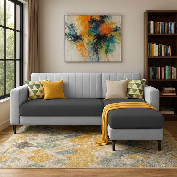 Casaliving Moris RHS Fabric 4 Seater  Sofa