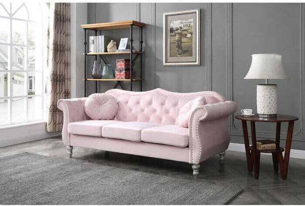 Soul Light Art Hollywood 3 seater sofa for Bedroom 3 seater sofa for living room Fabric 3 Seater  Sofa