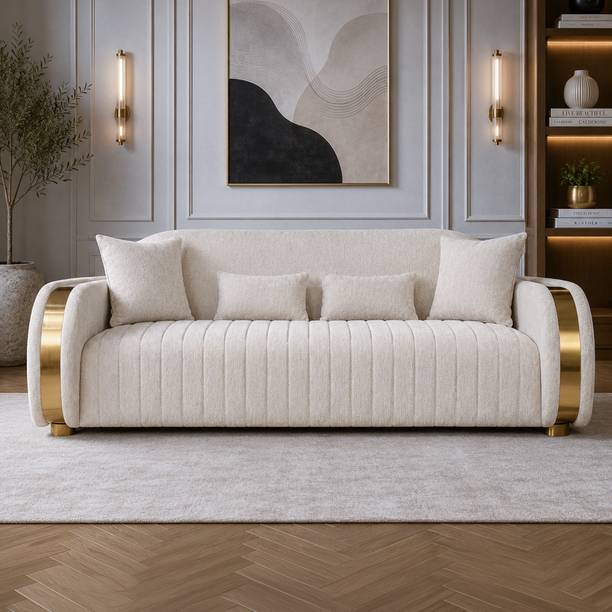 Hometown Kings Fabric 3 Seater  Sofa