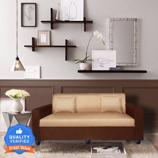 Bharat Lifestyle Lexus Fabric 3 Seater  Sofa