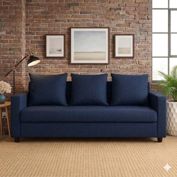 Flipkart Perfect Homes Seetar Fabric 3 Seater  Sofa