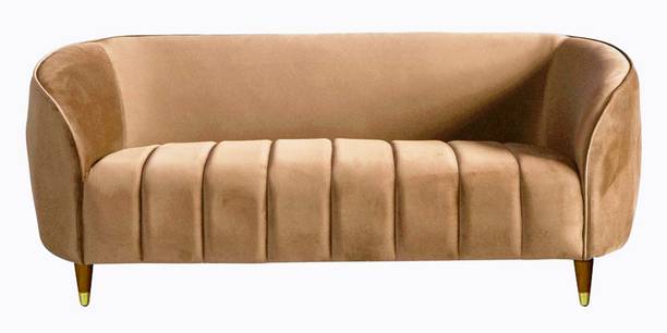 New Royal Décor Foam Fabric 3 Seater Sofa | Sofa Set | Sleeping Sofa Fabric 3 Seater  Sofa