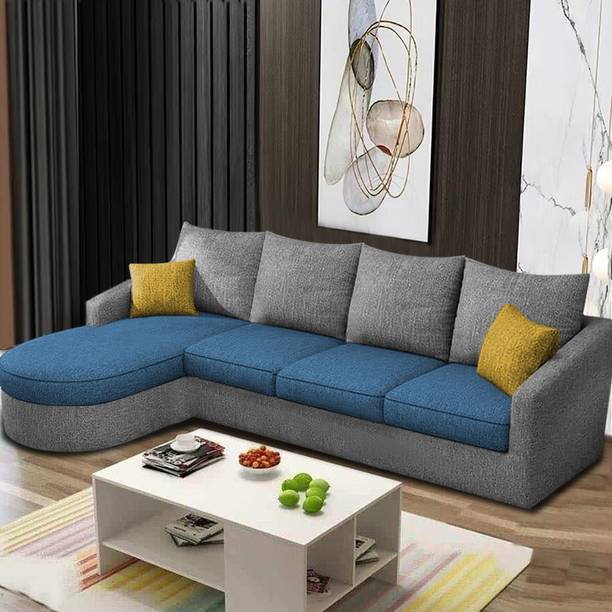 Casaliving Shrank Fabric 6 Seater  Sofa