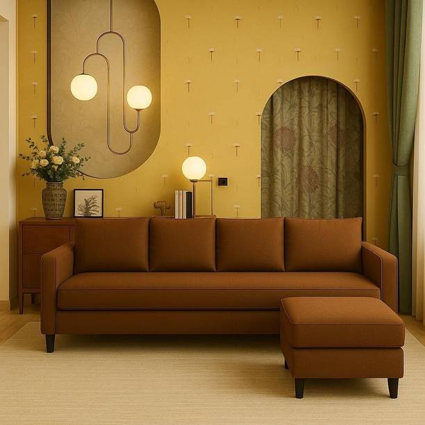 Casaliving Convo Solid Wood 5 Seater  Sofa