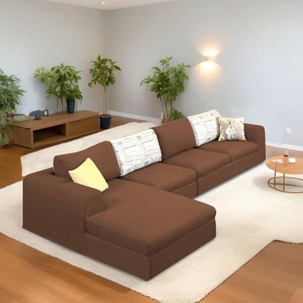 Casaliving Badger Fabric 6 Seater  Sofa