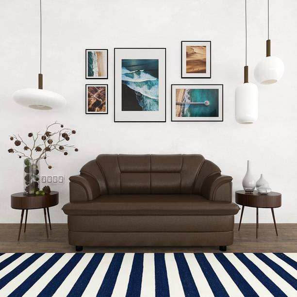 Sekar Lifestyle Butterfly Series Leatherette 2 Seater  Sofa