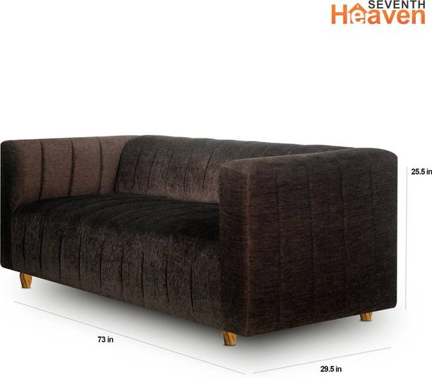 Seventh Heaven Tokyo, Extra Spacious, Chenille Molfino Fabric 3 Seater  Sofa