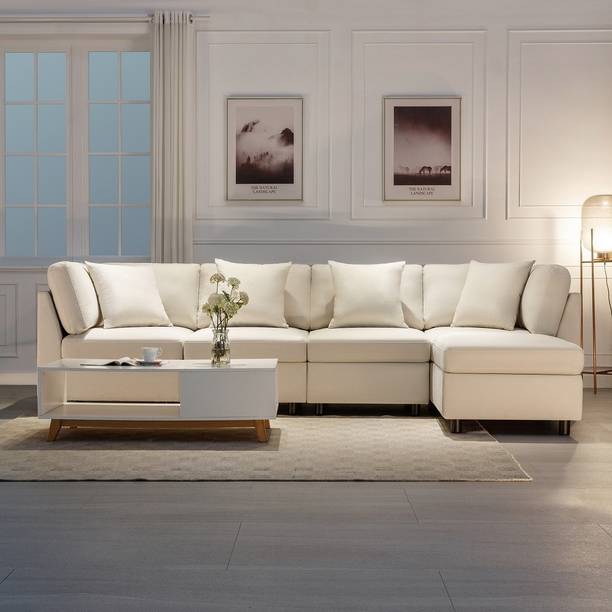 Apostate coralina 5 Seater L-Shaped Sectional Sofa For Living Room Fabric 5 Seater  Sofa