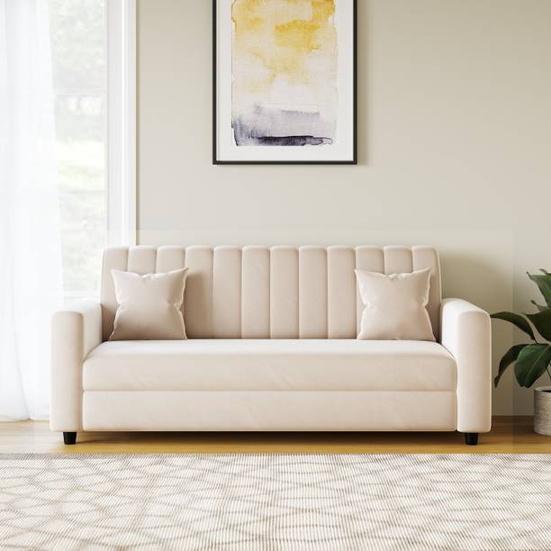 RM HOME Luna Fabric 3 Seater Sofa