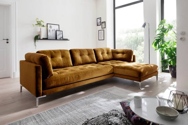 fabrique Dynamic lshape LHS Fabric 4 Seater  Sofa