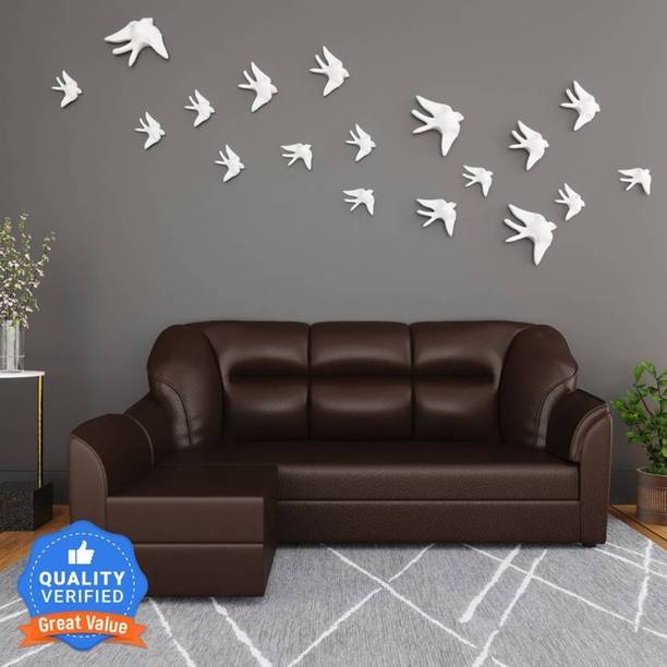 CEATSPOT Premium Quality Sofa For Living Room, Bedroom, And Office Leatherette 4 Seater  Sofa