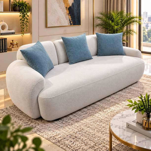 Parvez Solid Wood 3 Seater  Sofa