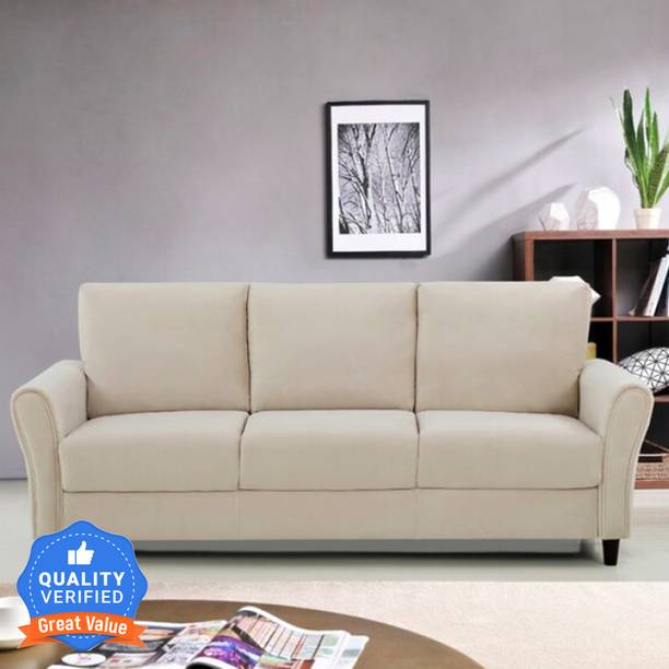 RM HOME IKBILYA Fabric 3 Seater  Sofa