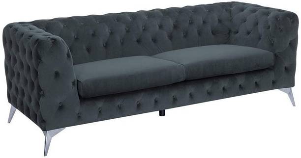 Smarts collection Chesterfield Sofa for Living Room , Hall & Bedroom , Fabric 3 Seater  Sofa