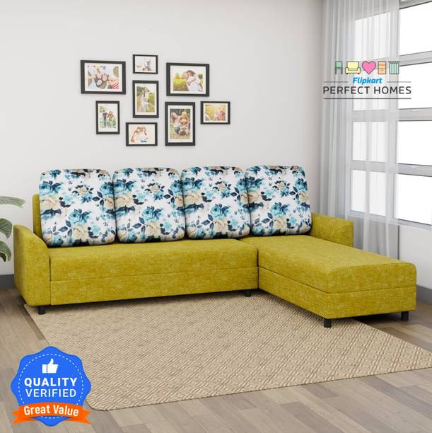 Flipkart Perfect Homes MIA RHS Fabric 6 Seater  Sofa