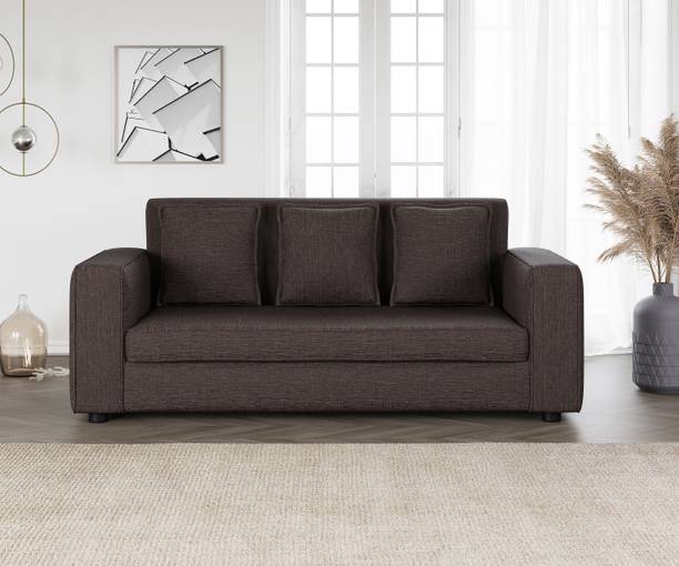 Decorhand 3 Seater Sectional Fabric Sofa For Living Room II Home Furniture II Cushion Sofa Fabric 3 Seater  Sofa