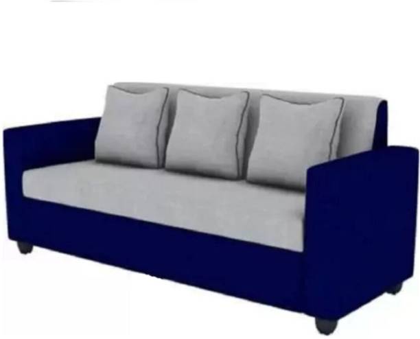 KS WOOD Fabric 3 Seater  Sofa