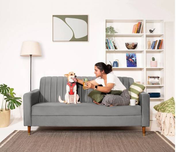 The OandOV Fabric 3 Seater  Sofa