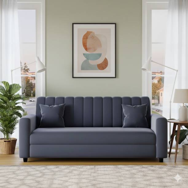 FSS sofa gery set 3 seater Solid Wood 2 + 1 Sofa Set