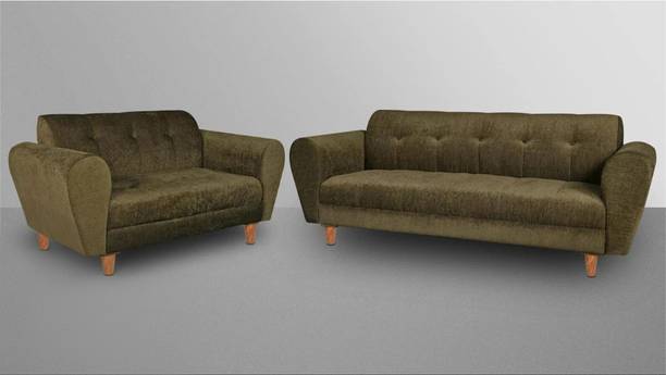 Seventh Heaven Milan, Chenille Molfino Fabric Fabric 3 + 2 Sofa Set