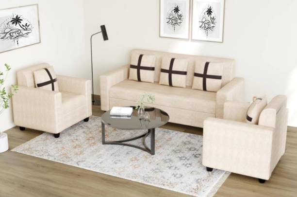 TOPART Fabric 3 + 1 + 1 Sofa Set