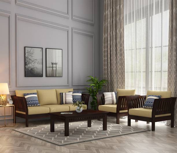 Bhagwant ZEFIRO Fabric 3 + 1 + 1 Sofa Set