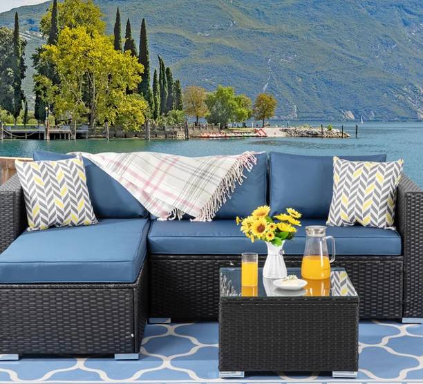 Charan traders Fabric 2 + 1 + 1 Sofa Set