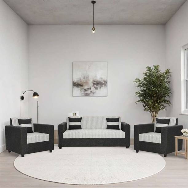 SAM STORE Fabric 3 + 1 + 1 Sofa Set