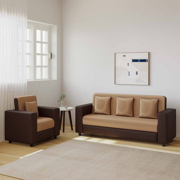 Nest and Nap Emporio Fabric 3 + 1 Sofa Set