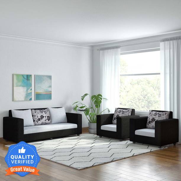 Bharat Lifestyle Nano Fabric 3 + 1 + 1 Sofa Set