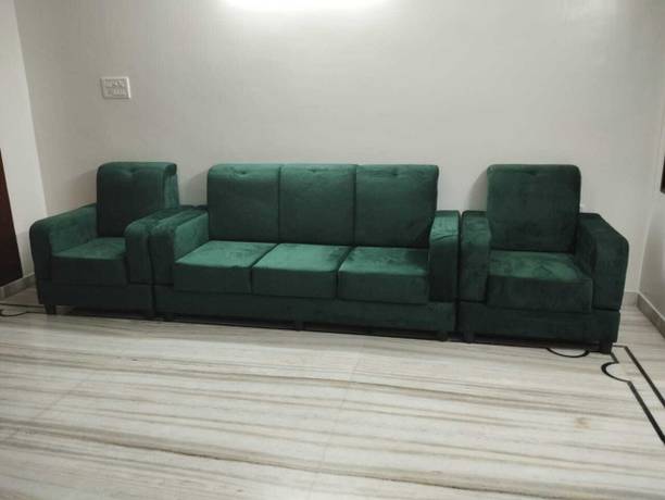 TaashFur Fabric 3 + 1 + 1 Sofa Set