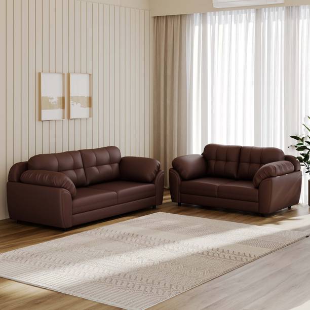 Atharv Homes Arco Leatherette 3 + 2 Sofa Set