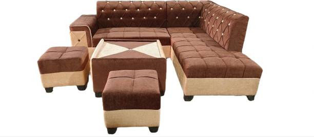 Khasla Solid Wood 3 + 2 Sofa Set