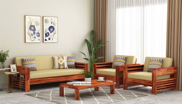 EXOWOOD Sofa Set for Living Room and Office 5 Seater Fabric 3 + 1 + 1 Sofa Set