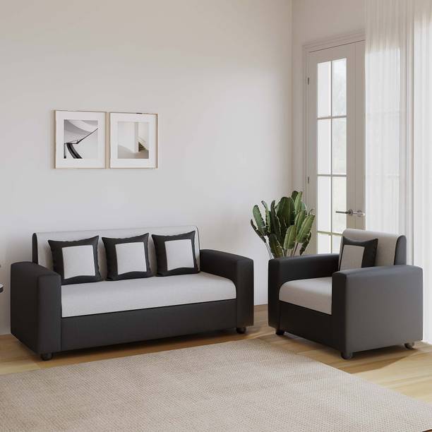 WESTIDO Emporio Fabric 3 + 1 Sofa Set