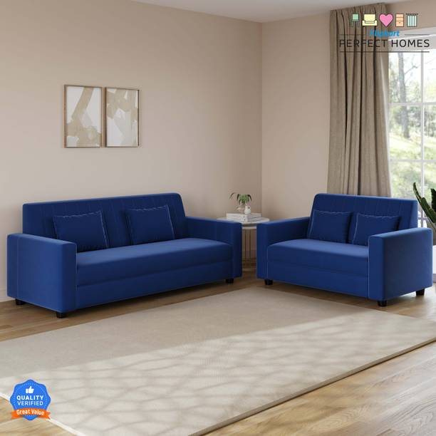 Flipkart Perfect Homes Aeroform Royal Comfort Series Fabric 3 + 2 Sofa Set