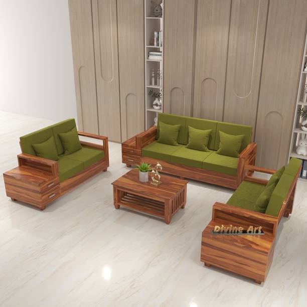 DOKRI 7 Seater Sofa For Living, Waiting Room/ Office Fabric Fabric 3 + 2 + 2 Sofa Set