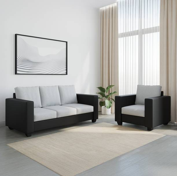 WESTIDO Orlando Leatherette 3 + 1 Sofa Set