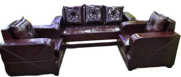SFJSR Leather 3 + 1 + 1 Sofa Set