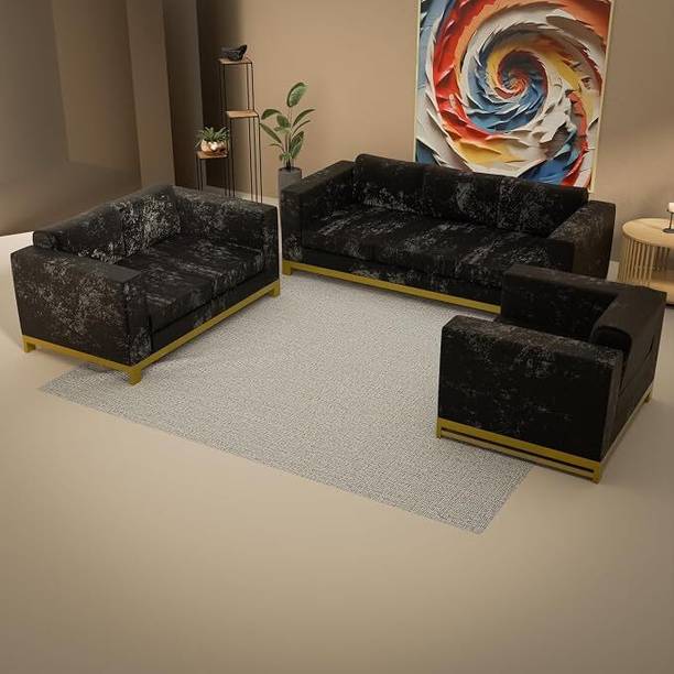 Sekar Lifestyle Eleganza Series Fabric Sofa Set Fabric 3 + 2 + 1 Sofa Set