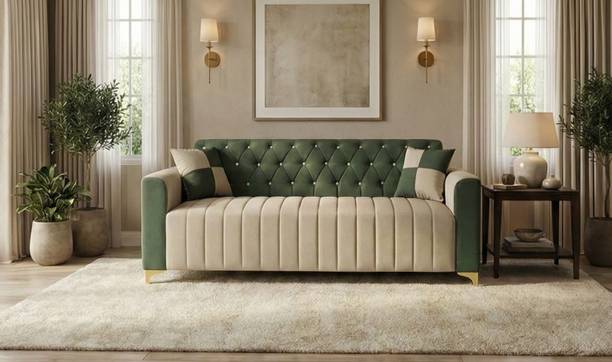 AMBAR AM01 Solid Wood 3 + 1 Sofa Set