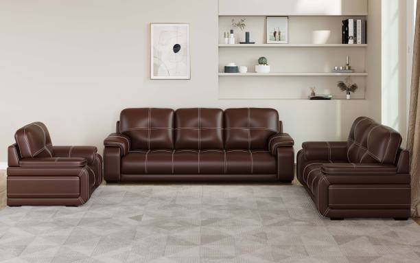 Flipkart Perfect Homes Mexican Leatherette 3 + 2 + 1 Sofa Set